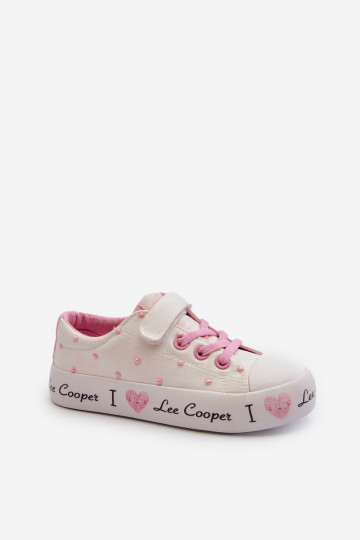Calçados infantis brancos Lee Cooper LCIN-24-02-2159
