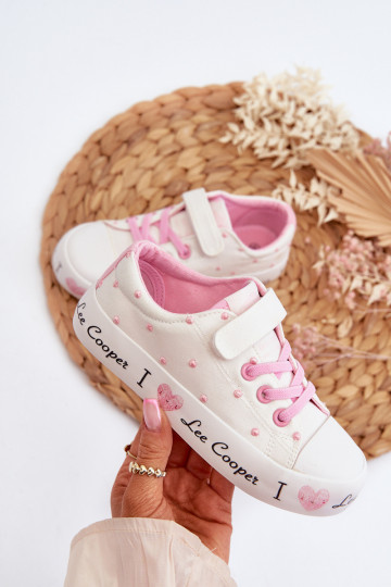 sapatos casuais Infantil Lee Cooper LCEM-24-02-2159 cor branca 2