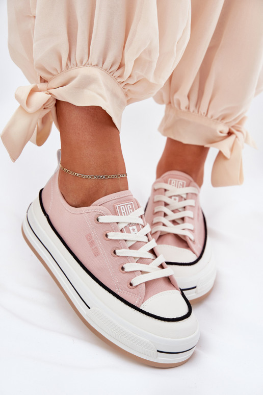 Sapatos femininos Big Star NN274207 cor rosa Sapatos femininos Big Star NN274207 cor rosa