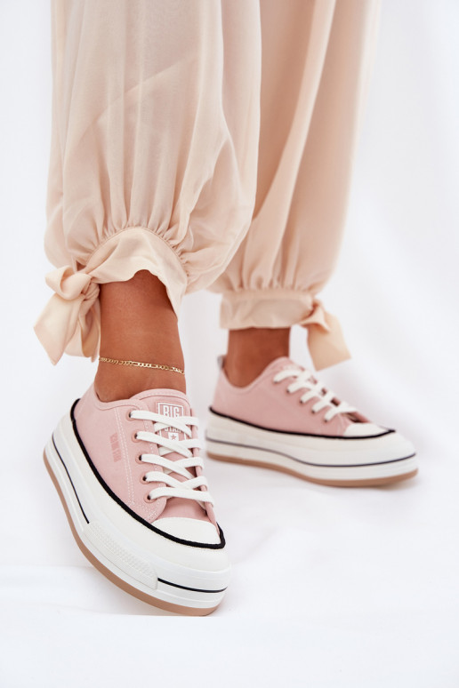 Sapatos femininos Big Star NN274207 cor rosa Sapatos femininos Big Star NN274207 cor rosa