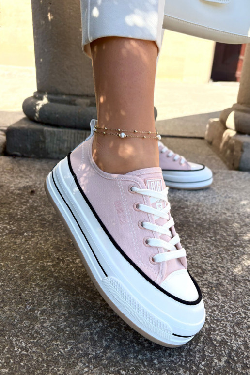 Sapatos femininos Big Star NN274207 cor rosa Sapatos femininos Big Star NN274207 cor rosa