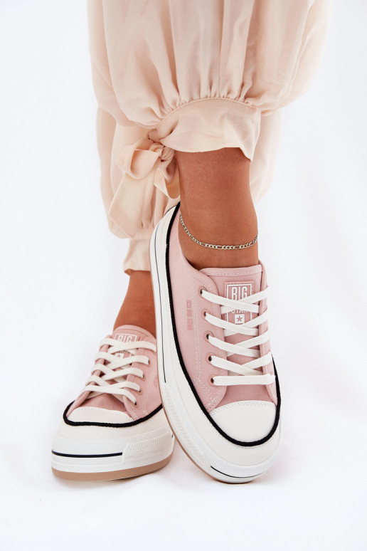 Sapatos femininos Big Star NN274207 cor rosa Sapatos femininos Big Star NN274207 cor rosa