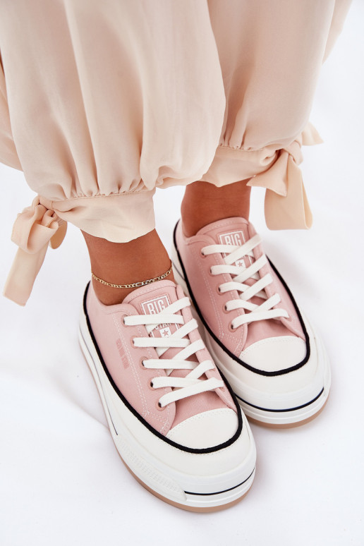Sapatos femininos Big Star NN274207 cor rosa Sapatos femininos Big Star NN274207 cor rosa
