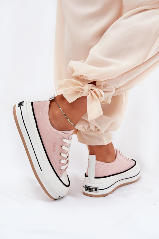 Sapatos femininos Big Star NN274207 cor rosa Sapatos femininos Big Star NN274207 cor rosa