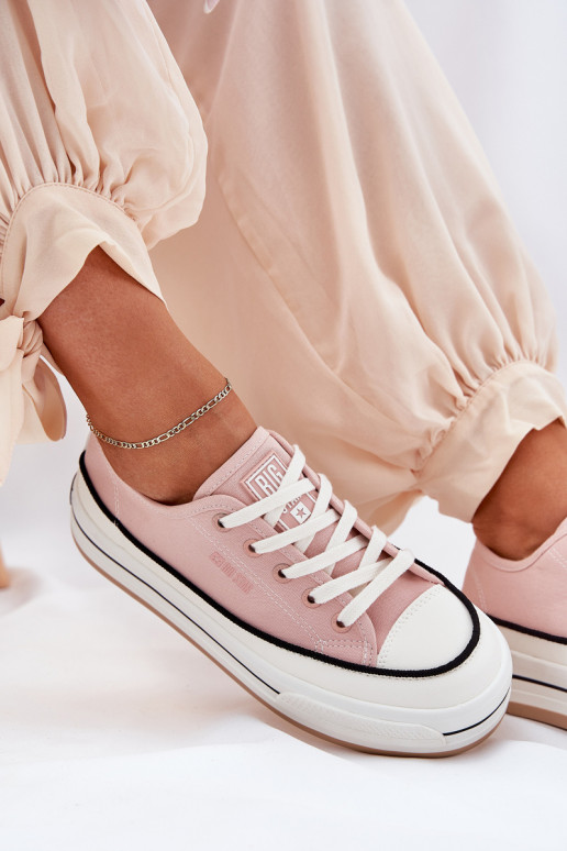 Sapatos femininos Big Star NN274207 cor rosa Sapatos femininos Big Star NN274207 cor rosa