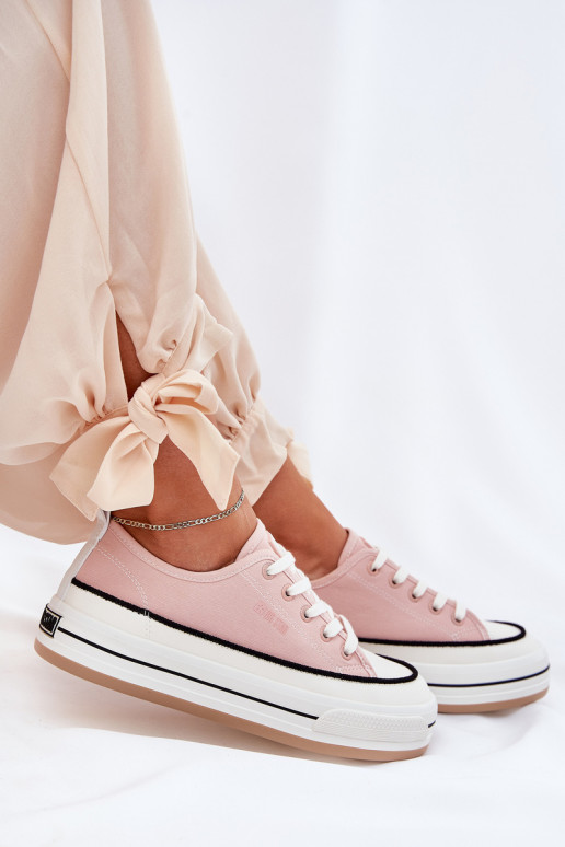Sapatos femininos Big Star NN274207 cor rosa Sapatos femininos Big Star NN274207 cor rosa