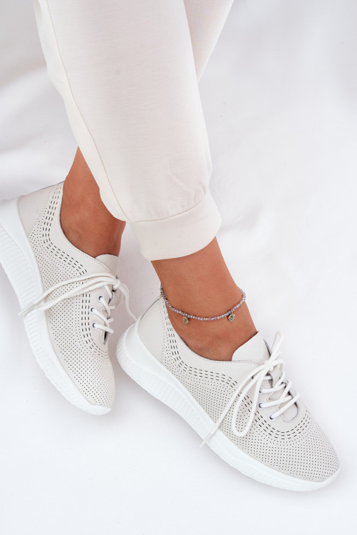 Pele tênis Feminino Vinceza 41472 cor branca