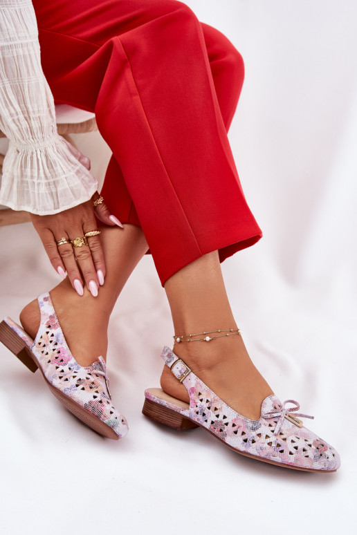 Bailarinas a céu aberto com salto aberto Cores diferentes Habilitadovinnia