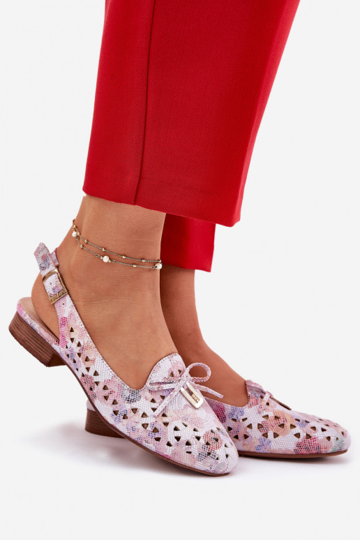 Bailarinas a céu aberto com salto aberto Cores diferentes Habilitadovinnia