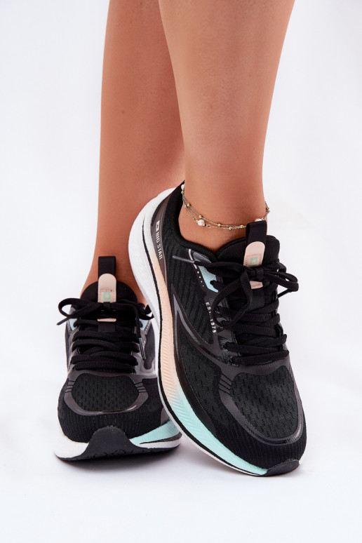 tênis Feminino Big Star RR274A160 HI-POLY SYSTEM cor preta