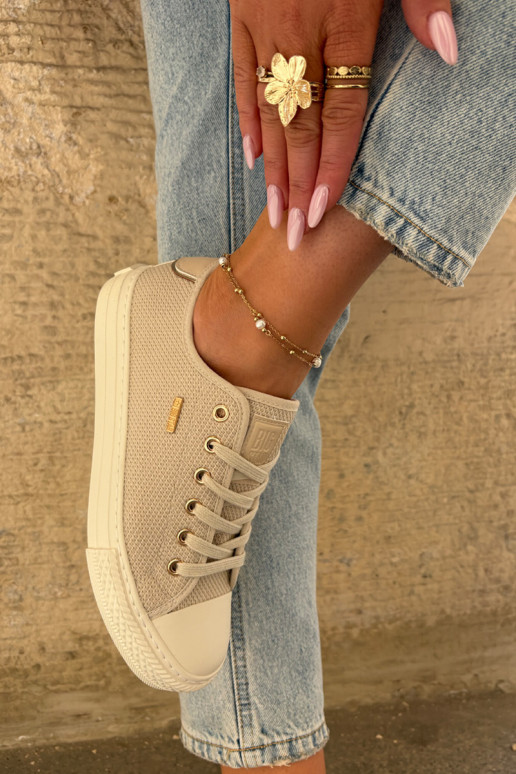  Sapatos de lazer Big Star RR274767 bege