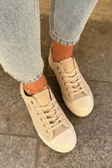Sapatos casuais Big Star RR274767 cor areia 2