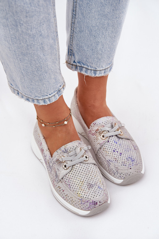 de camurça sapato Feito de couro natural com uma plataforma Artiker 56C2104 cor cinza de camurça sapato Feito de couro natural com uma plataforma Artiker 56C2104 cor cinza