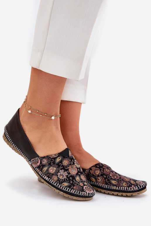 Pele Estampado Bailarinas Tem que serciejka T1929-71 cor preta Pele Estampado Bailarinas Tem que serciejka T1929-71 cor preta