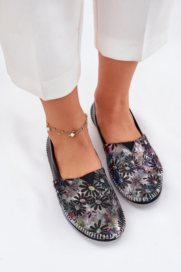 Bailarinas com estampas T1930-39 cor preta