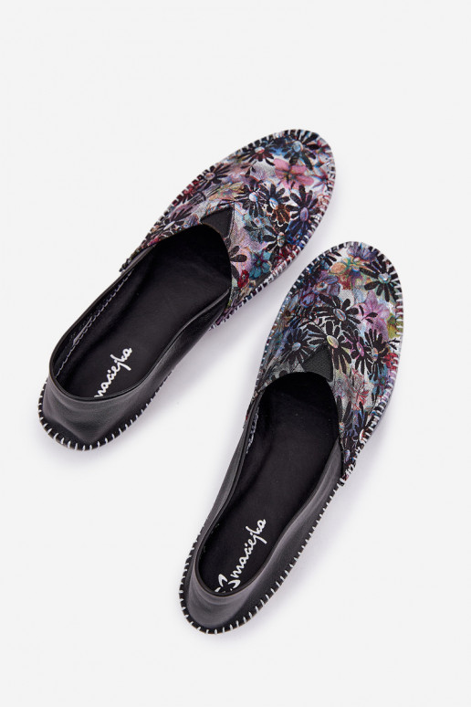 Bailarinas com escritos Tem que serciejka T1930-39 cor preta