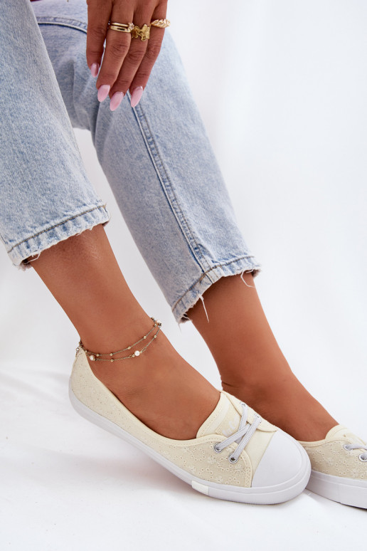 Tênis Sapatos de lazer Z Haftem Lee Cooper LCEM-25-31-3445L bege