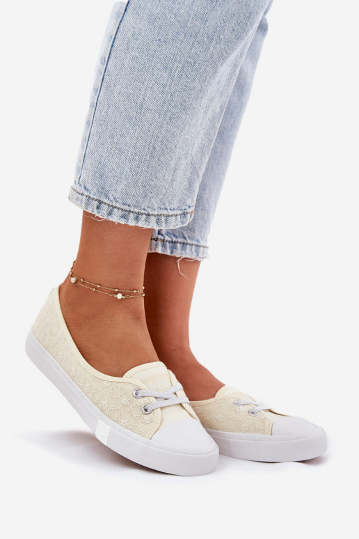 Tênis Sapatos de lazer Z Haftem Lee Cooper LCEM-25-31-3445L bege