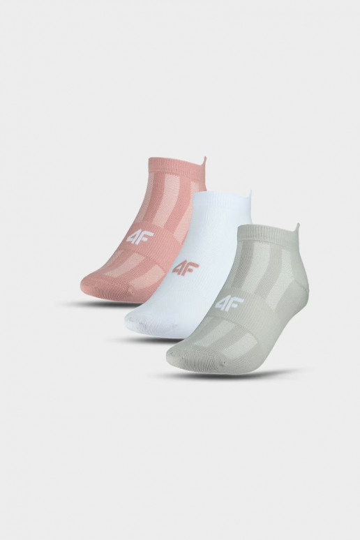 Skarpety TreningoParae Feminino 3 Casais 4FEMMM00UFSOF136-90S Cores diferentes Skarpety TreningoParae Feminino 3 Casais 4FEMMM00UFSOF136-90S Cores diferentes