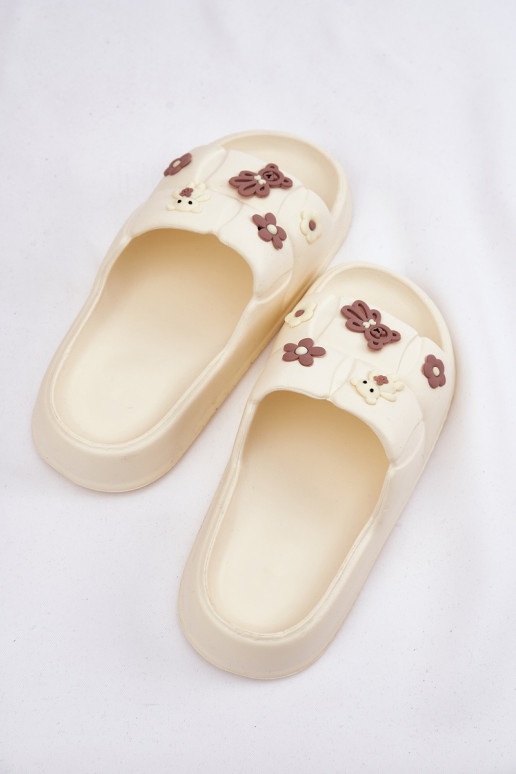 Chinelos leves Chinelos Z Przypinkami cor de marfim Redienna