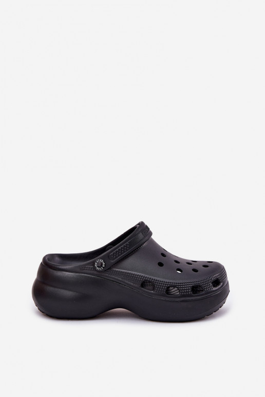 Chinelos leves Chinelos femininos com solas maciças da moda Big Star RR274A118 cor preta