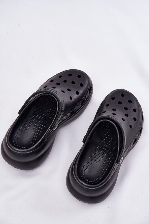 Chinelos leves Chinelos femininos com solas maciças da moda Big Star RR274A118 cor preta