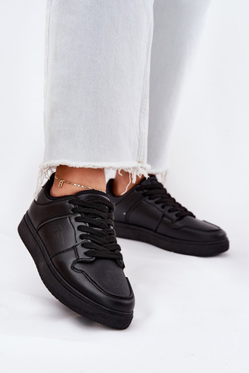 À modalo de tênis Feminino Big Star RR274A242 HI-POLY SYSTEM cor preta