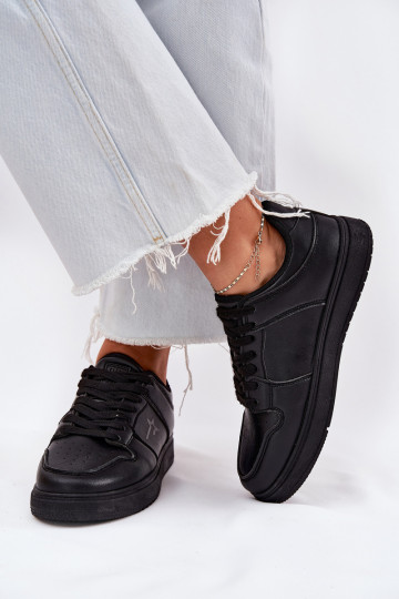 À modalo de tênis Feminino Big Star RR274A242 HI-POLY SYSTEM cor preta 2