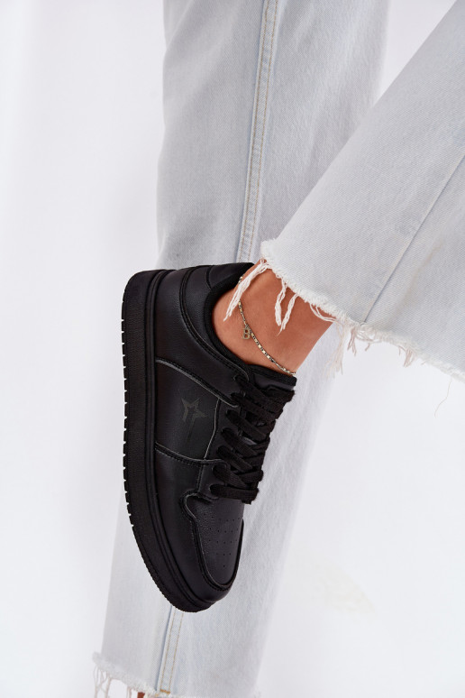 À modalo de tênis Feminino Big Star RR274A242 HI-POLY SYSTEM cor preta