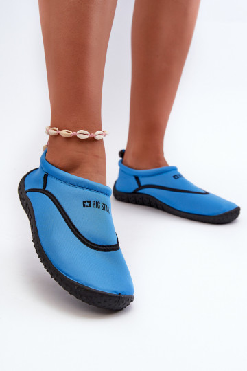 sapato Evidência Feminino cor azul Big Star NN274A802