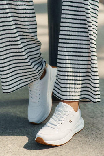 Ténis femininos Big Star RR274629 HI-POLY SYSTEM cor branca 2