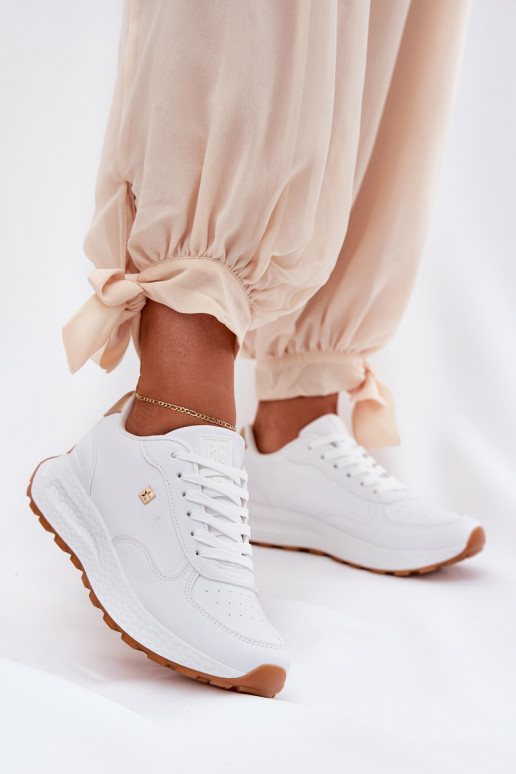 Ténis femininos Big Star RR274629 HI-POLY SYSTEM cor branca