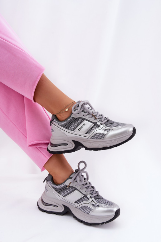 Tênis cinzas femininos Big Star RR274A193