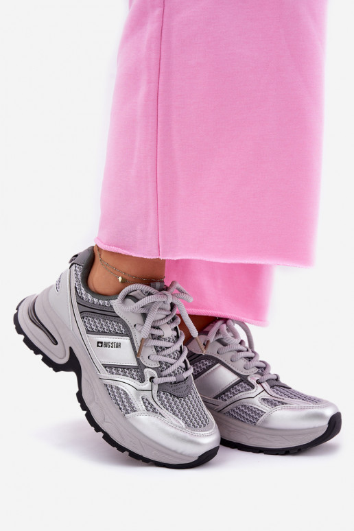 Tênis cinzas femininos Big Star RR274A193