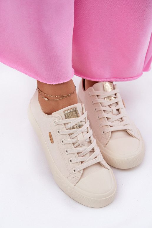 Sapatos casuais cor de areia femininos Big Star RR274768