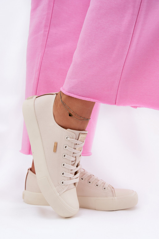 Sapatos casuais cor de areia femininos Big Star RR274768