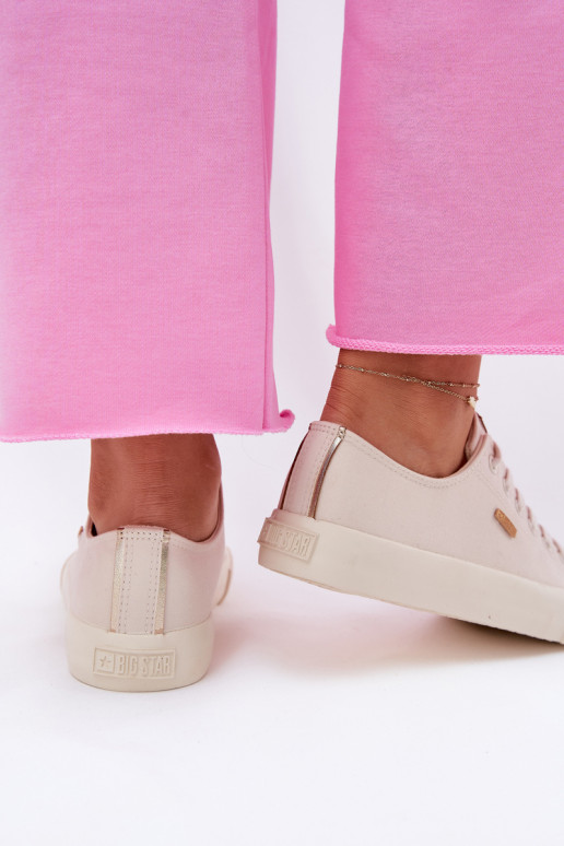 Sapatos casuais cor de areia femininos Big Star RR274768