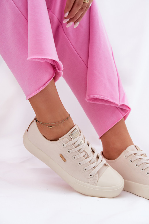 Sapatos casuais cor de areia femininos Big Star RR274768