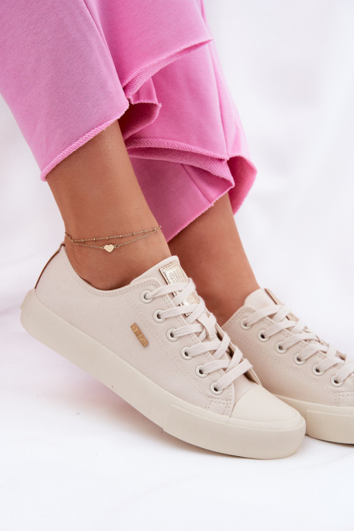 Sapatos casuais cor de areia femininos Big Star RR274768