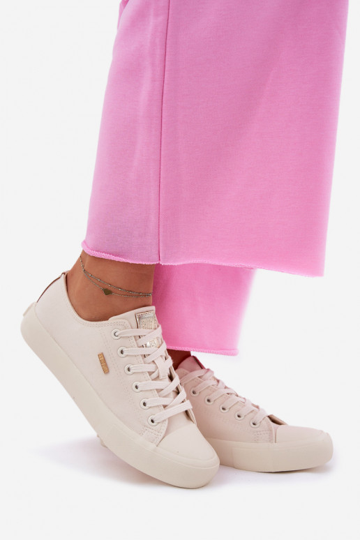 Sapatos casuais cor de areia femininos Big Star RR274768