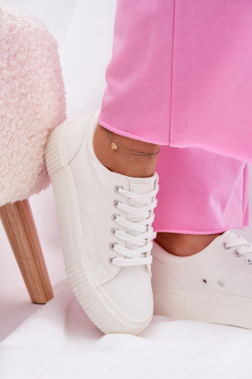 Sapatos casuais brancos femininos Big Star RR274405