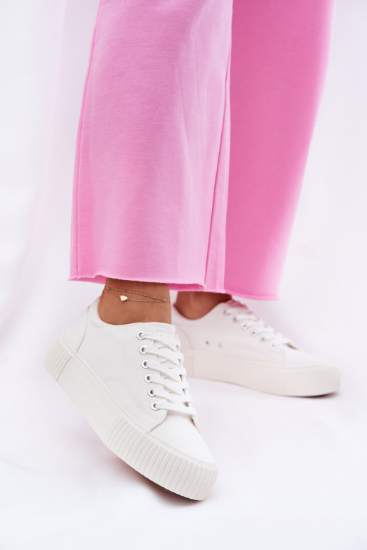 Sapatos casuais brancos femininos Big Star RR274405