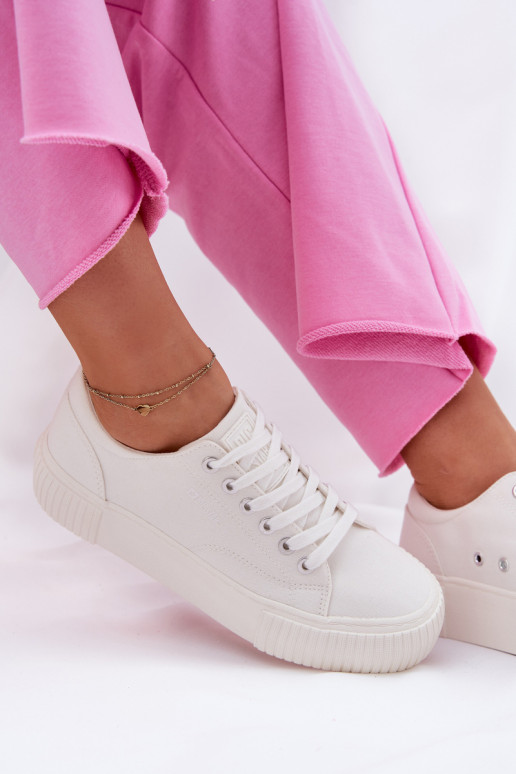 Sapatos casuais brancos femininos Big Star RR274405