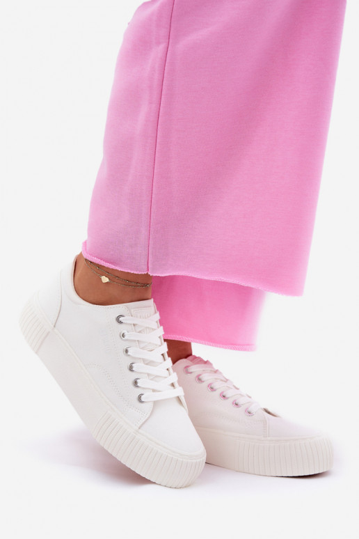 Sapatos casuais brancos femininos Big Star RR274405