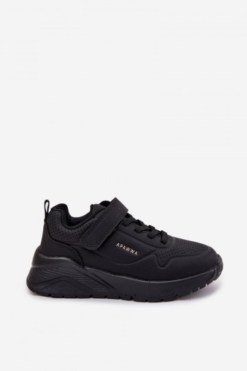 Infantil  tênis com uma plataforma cor preta Mirivia 2