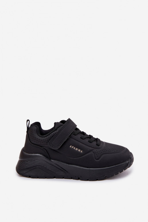 Infantil  tênis com uma plataforma cor preta Mirivia Infantil  tênis com uma plataforma cor preta Mirivia