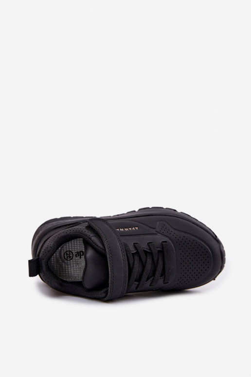 Infantil  tênis com uma plataforma cor preta Mirivia Infantil  tênis com uma plataforma cor preta Mirivia