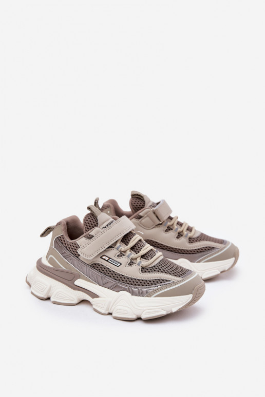 À modalo de tênis sapato Tênis infantis com fixadores adesivos cor cáqui Ronivelle À modalo de tênis sapato Tênis infantis com fixadores adesivos cor cáqui Ronivelle