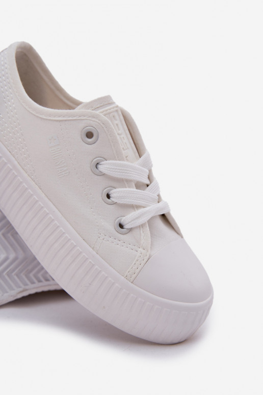 sapatos casuais Infantil com atacadores Big Star RR374009 cor branca sapatos casuais Infantil com atacadores Big Star RR374009 cor branca