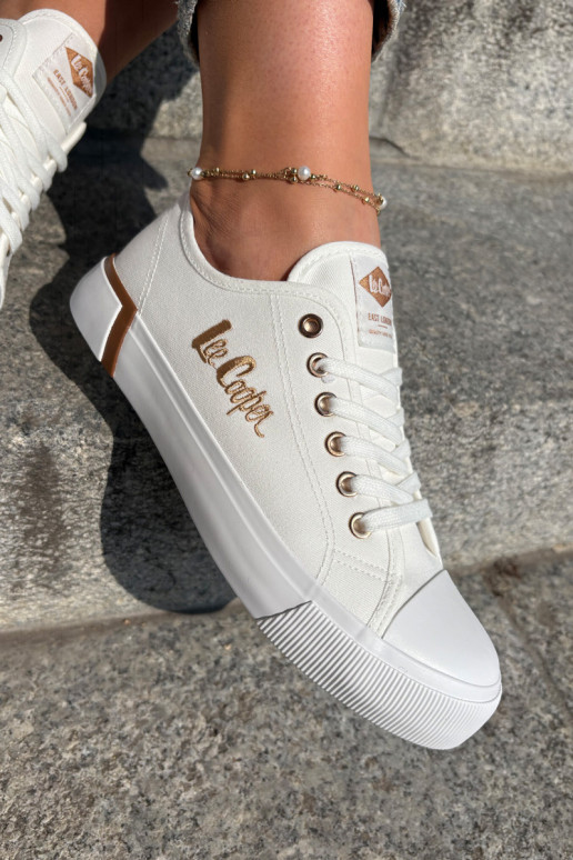 sapatos casuais  Feminino Lee Cooper LCEM-25-31-3428L cor branca sapatos casuais  Feminino Lee Cooper LCEM-25-31-3428L cor branca